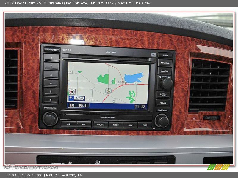 Brilliant Black / Medium Slate Gray 2007 Dodge Ram 2500 Laramie Quad Cab 4x4