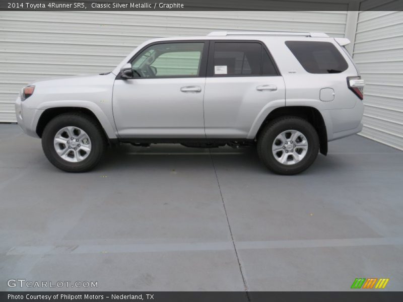 Classic Silver Metallic / Graphite 2014 Toyota 4Runner SR5