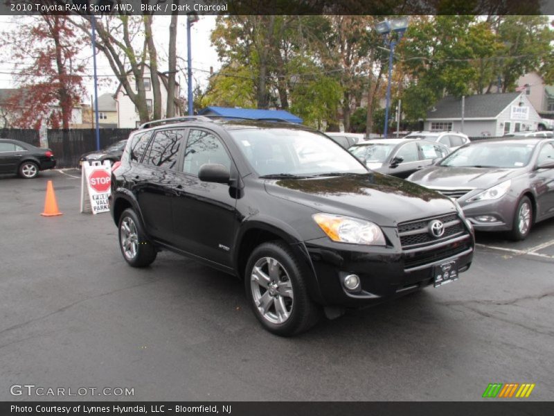Black / Dark Charcoal 2010 Toyota RAV4 Sport 4WD