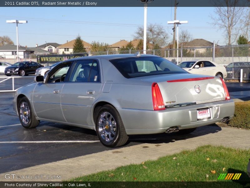 Radiant Silver Metallic / Ebony 2011 Cadillac DTS