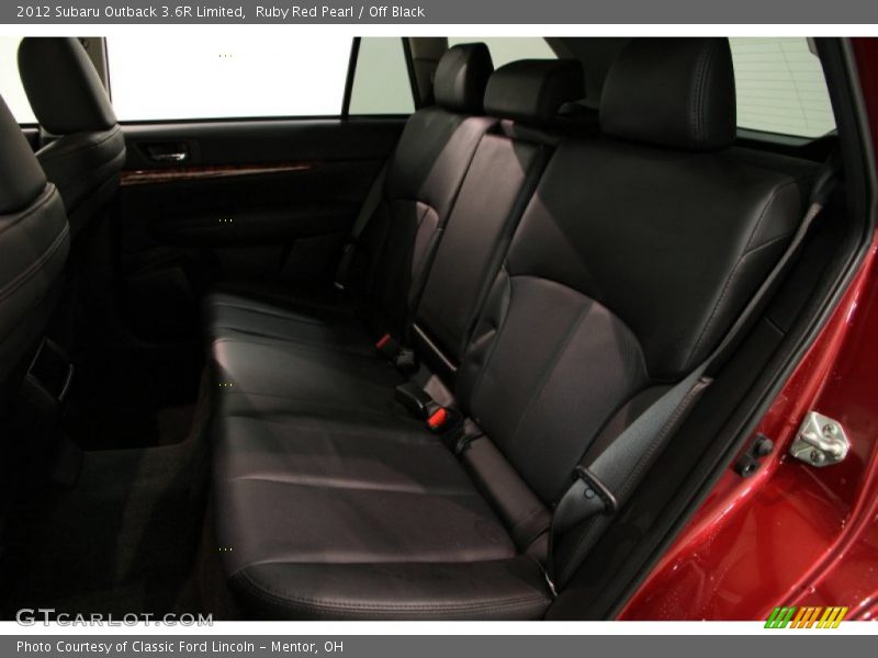 Ruby Red Pearl / Off Black 2012 Subaru Outback 3.6R Limited
