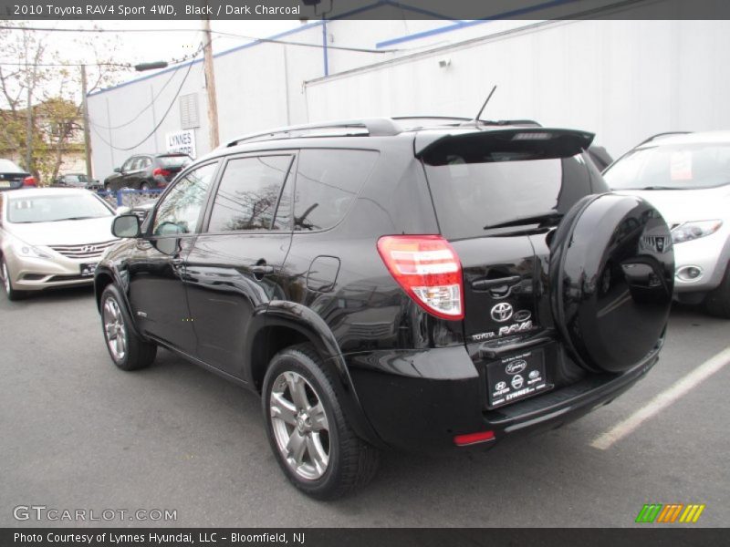 Black / Dark Charcoal 2010 Toyota RAV4 Sport 4WD
