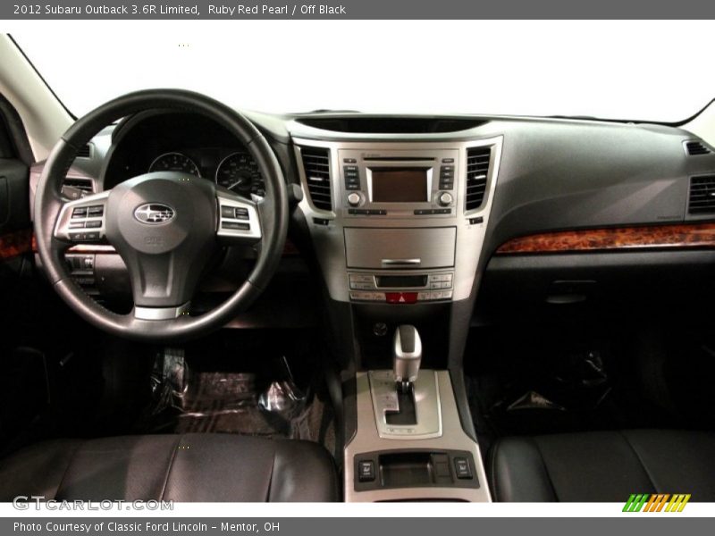 Ruby Red Pearl / Off Black 2012 Subaru Outback 3.6R Limited