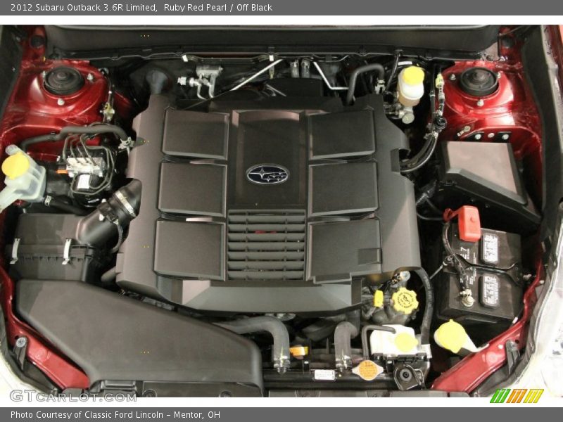 Ruby Red Pearl / Off Black 2012 Subaru Outback 3.6R Limited