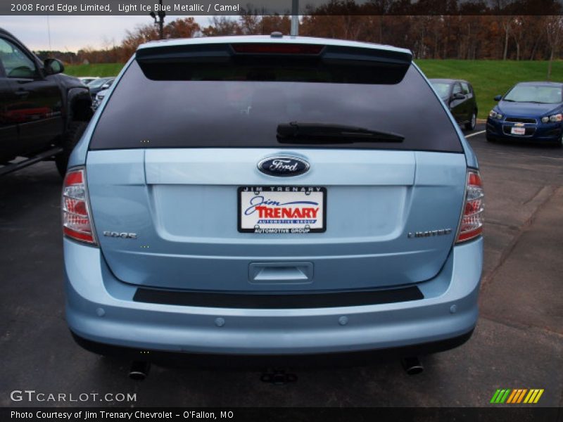 Light Ice Blue Metallic / Camel 2008 Ford Edge Limited