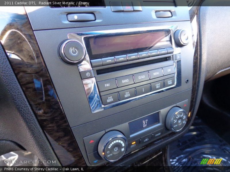 Radiant Silver Metallic / Ebony 2011 Cadillac DTS