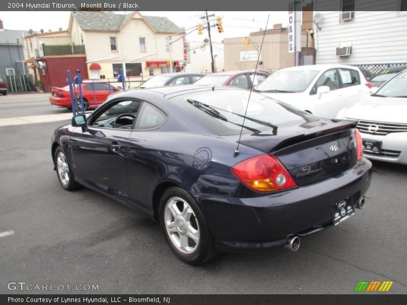Moonlit Blue / Black 2004 Hyundai Tiburon