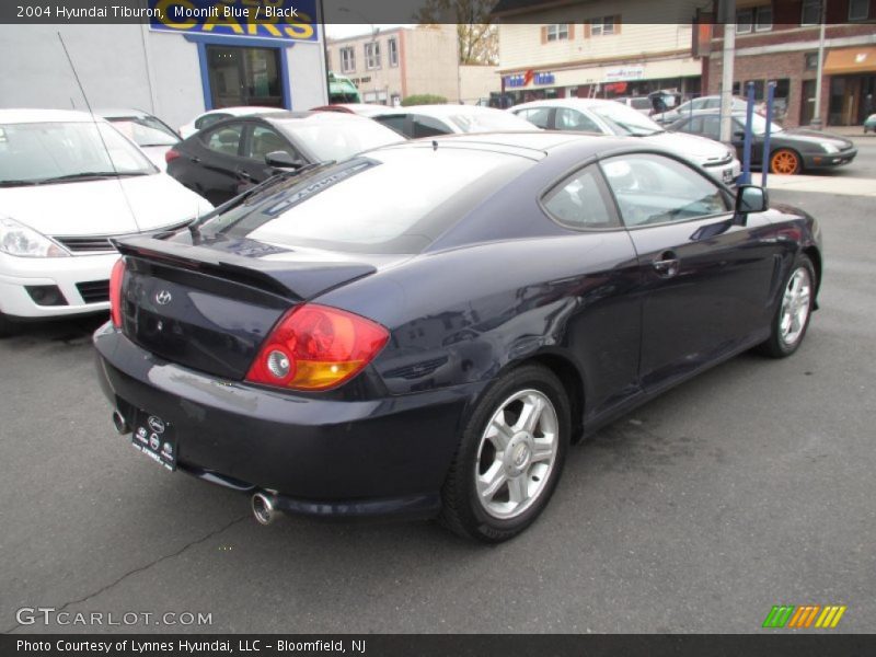 Moonlit Blue / Black 2004 Hyundai Tiburon