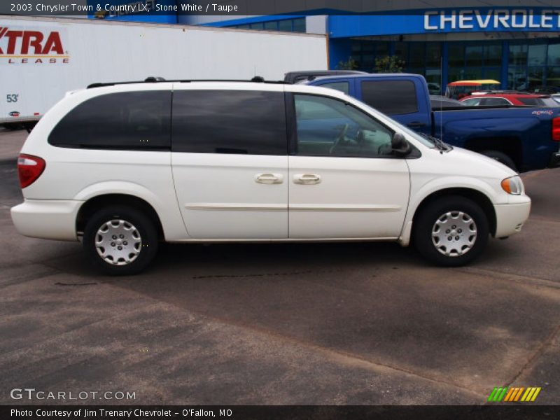 Stone White / Taupe 2003 Chrysler Town & Country LX