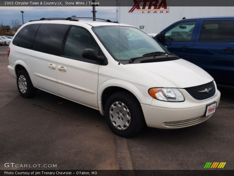Stone White / Taupe 2003 Chrysler Town & Country LX