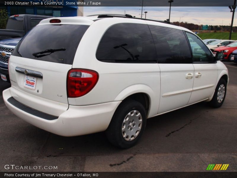 Stone White / Taupe 2003 Chrysler Town & Country LX
