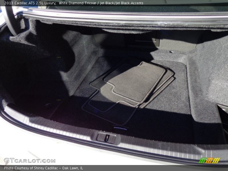 White Diamond Tricoat / Jet Black/Jet Black Accents 2013 Cadillac ATS 2.5L Luxury