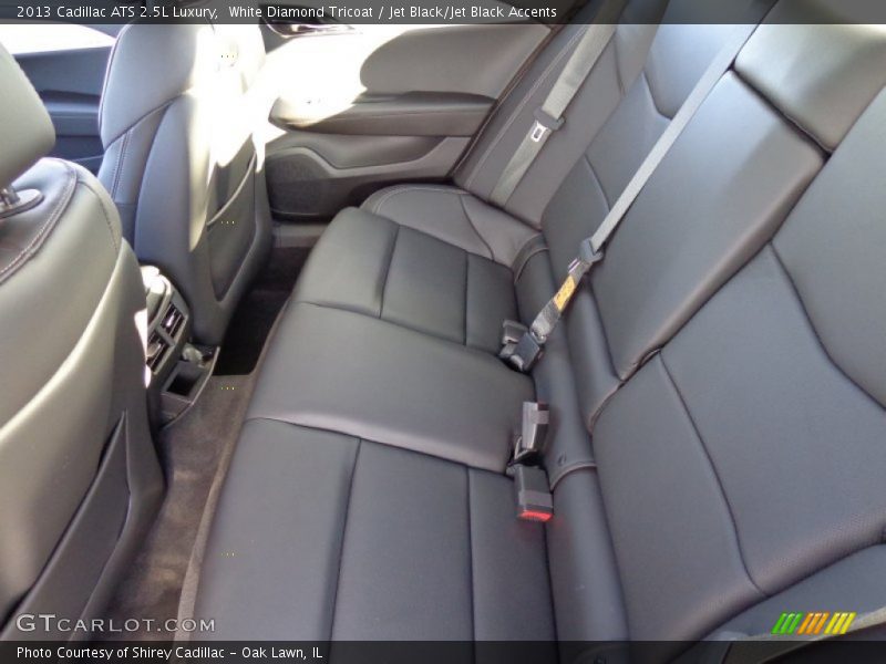 White Diamond Tricoat / Jet Black/Jet Black Accents 2013 Cadillac ATS 2.5L Luxury