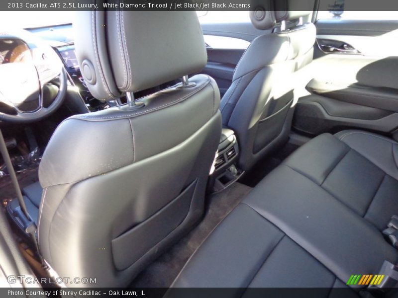 White Diamond Tricoat / Jet Black/Jet Black Accents 2013 Cadillac ATS 2.5L Luxury