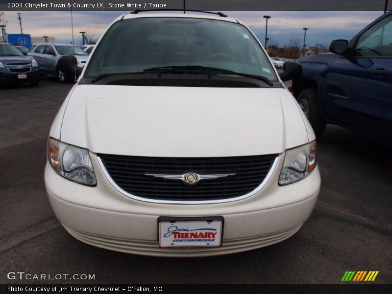 Stone White / Taupe 2003 Chrysler Town & Country LX