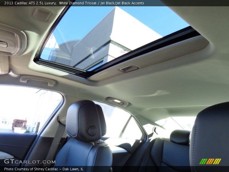 White Diamond Tricoat / Jet Black/Jet Black Accents 2013 Cadillac ATS 2.5L Luxury