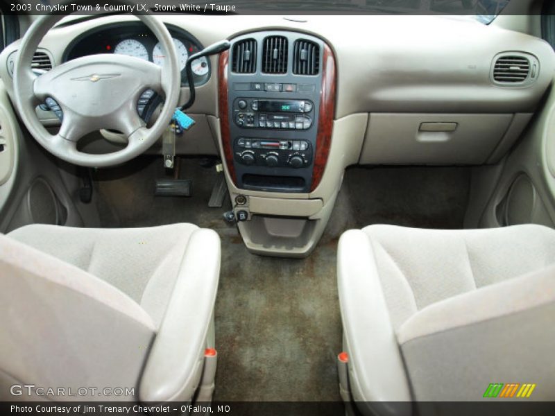 Stone White / Taupe 2003 Chrysler Town & Country LX
