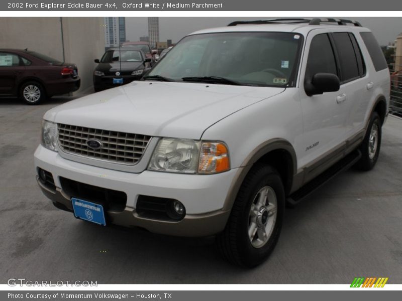 Oxford White / Medium Parchment 2002 Ford Explorer Eddie Bauer 4x4
