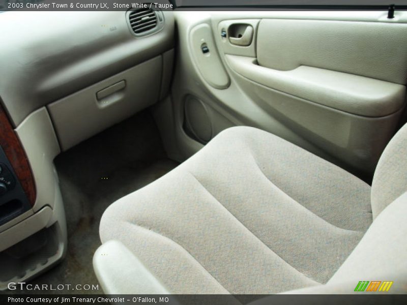 Stone White / Taupe 2003 Chrysler Town & Country LX