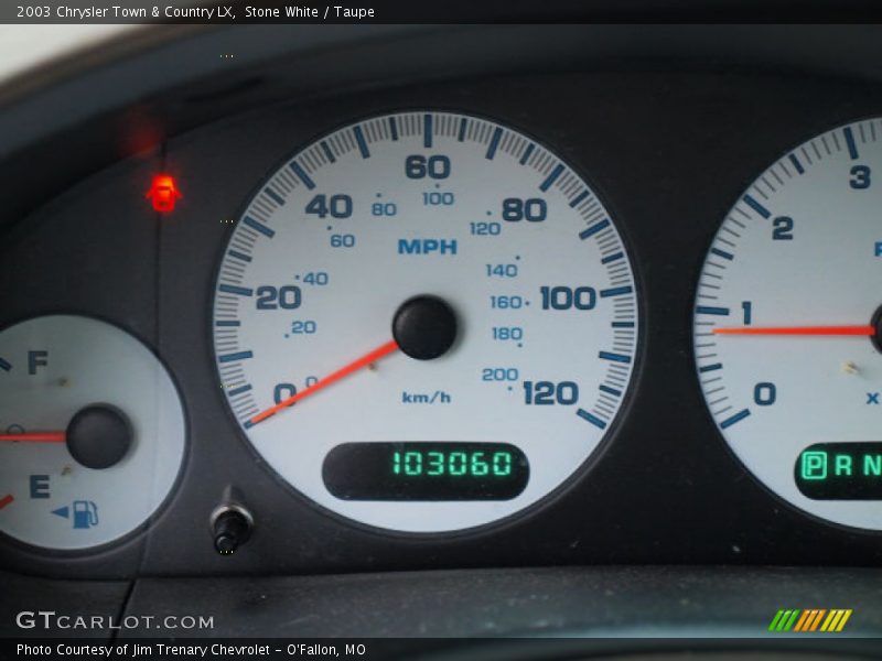 Stone White / Taupe 2003 Chrysler Town & Country LX