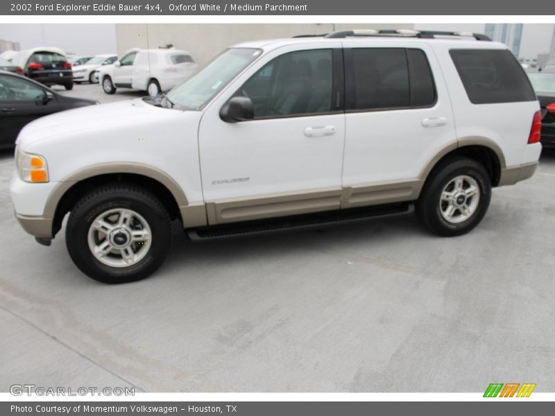 Oxford White / Medium Parchment 2002 Ford Explorer Eddie Bauer 4x4