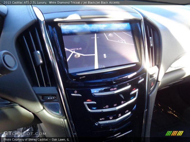 White Diamond Tricoat / Jet Black/Jet Black Accents 2013 Cadillac ATS 2.5L Luxury