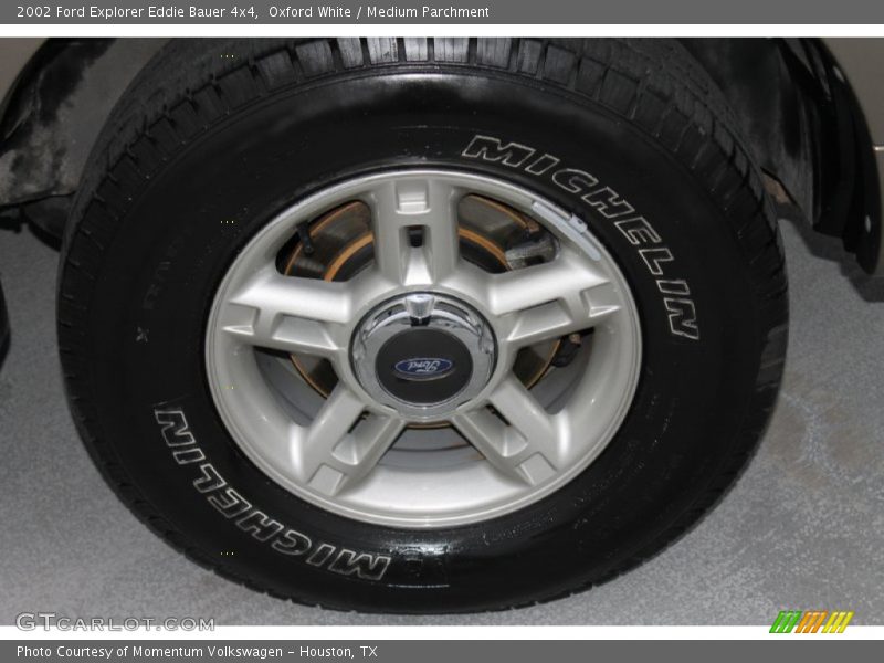 Oxford White / Medium Parchment 2002 Ford Explorer Eddie Bauer 4x4