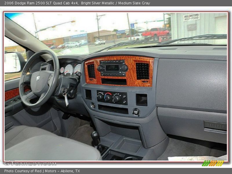 Bright Silver Metallic / Medium Slate Gray 2006 Dodge Ram 2500 SLT Quad Cab 4x4