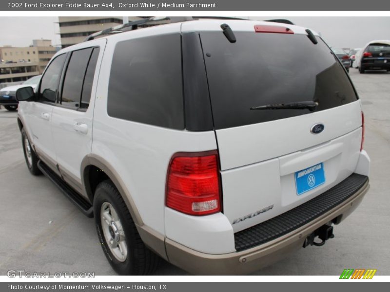 Oxford White / Medium Parchment 2002 Ford Explorer Eddie Bauer 4x4