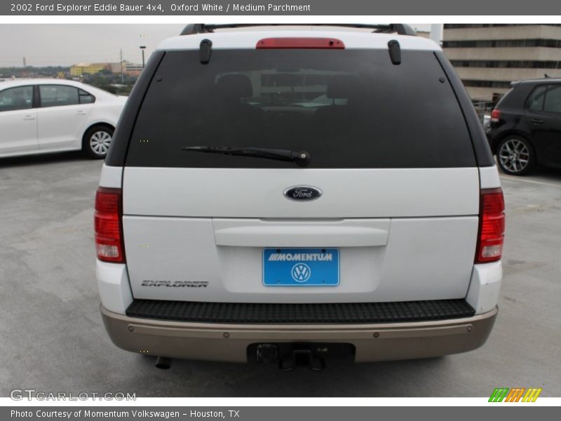 Oxford White / Medium Parchment 2002 Ford Explorer Eddie Bauer 4x4