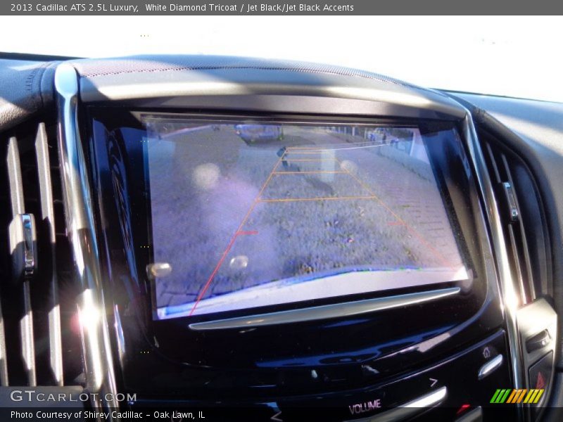 White Diamond Tricoat / Jet Black/Jet Black Accents 2013 Cadillac ATS 2.5L Luxury
