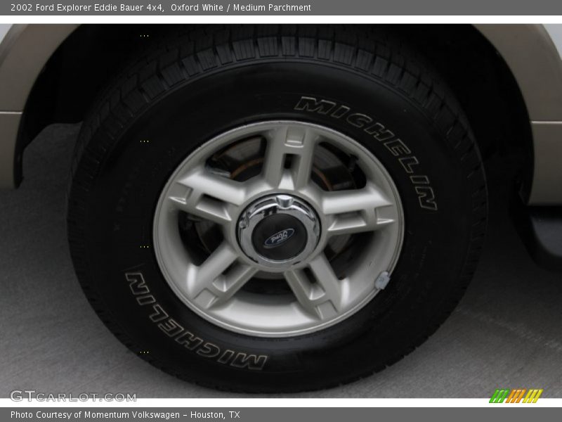 Oxford White / Medium Parchment 2002 Ford Explorer Eddie Bauer 4x4