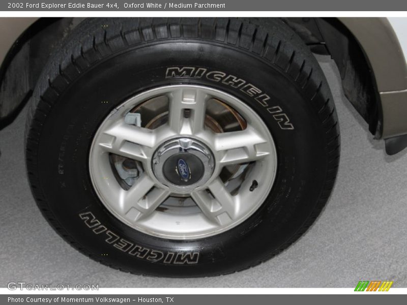 Oxford White / Medium Parchment 2002 Ford Explorer Eddie Bauer 4x4