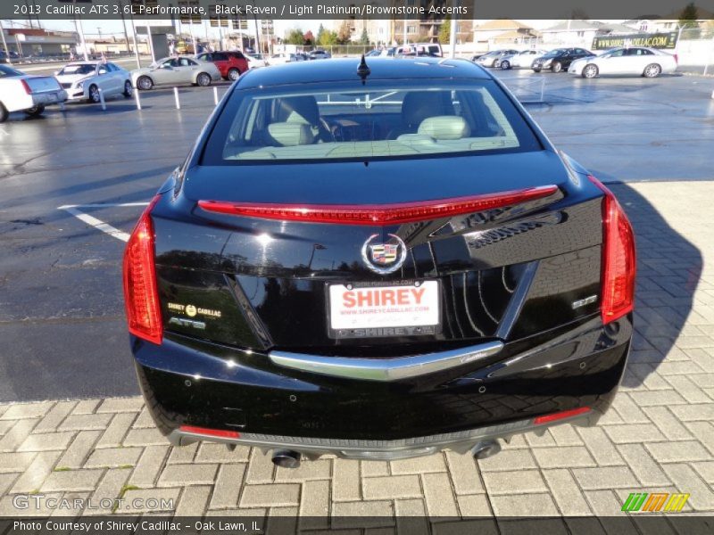 Black Raven / Light Platinum/Brownstone Accents 2013 Cadillac ATS 3.6L Performance