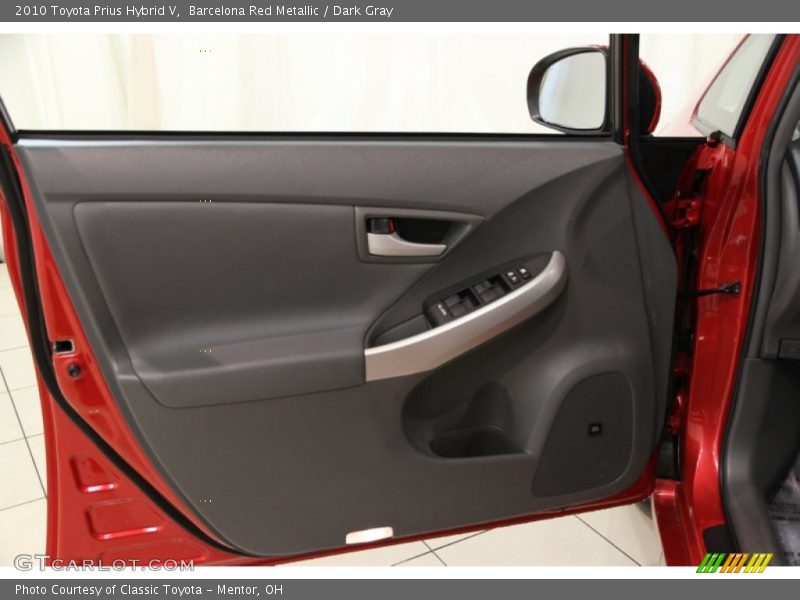 Barcelona Red Metallic / Dark Gray 2010 Toyota Prius Hybrid V