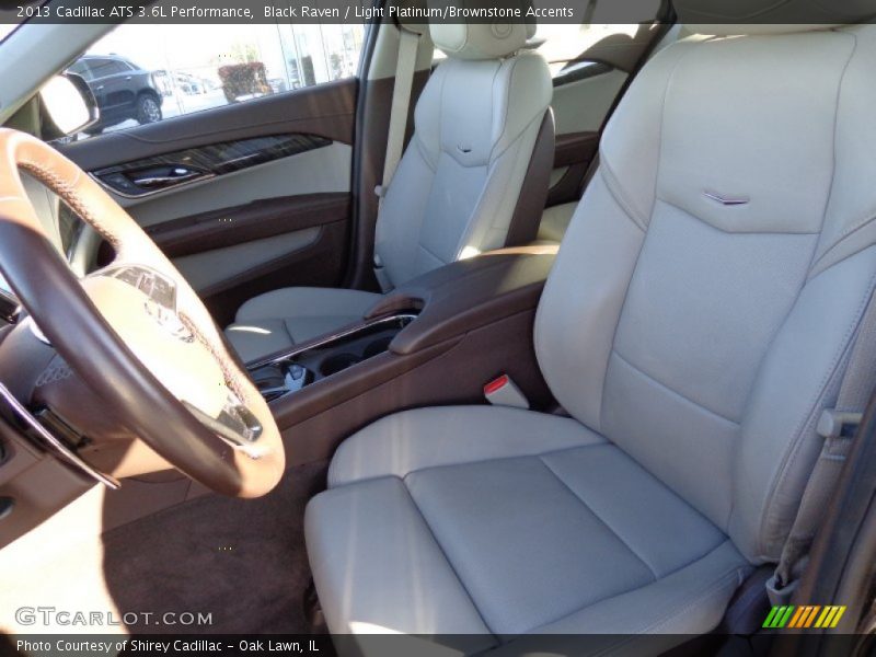 Black Raven / Light Platinum/Brownstone Accents 2013 Cadillac ATS 3.6L Performance
