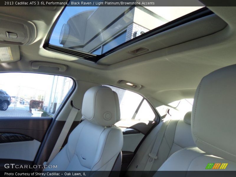Black Raven / Light Platinum/Brownstone Accents 2013 Cadillac ATS 3.6L Performance
