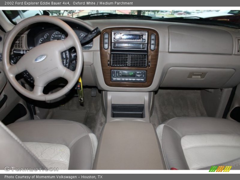 Oxford White / Medium Parchment 2002 Ford Explorer Eddie Bauer 4x4