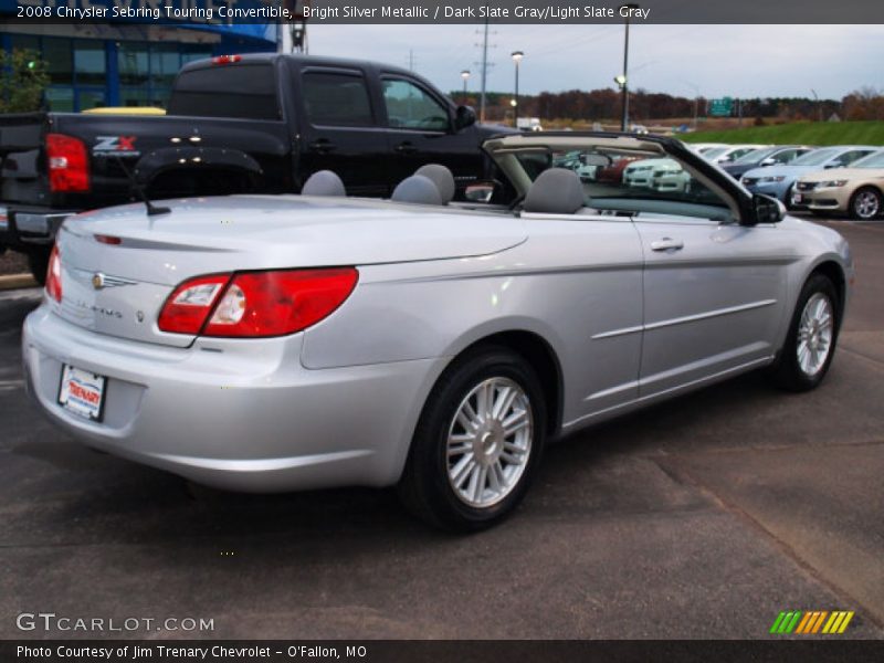 Bright Silver Metallic / Dark Slate Gray/Light Slate Gray 2008 Chrysler Sebring Touring Convertible