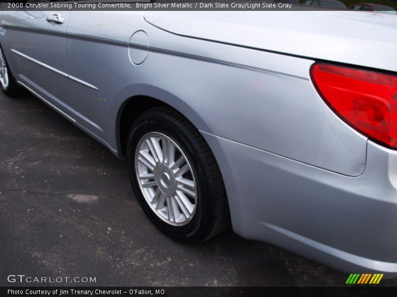 Bright Silver Metallic / Dark Slate Gray/Light Slate Gray 2008 Chrysler Sebring Touring Convertible