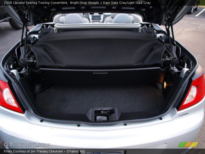 Bright Silver Metallic / Dark Slate Gray/Light Slate Gray 2008 Chrysler Sebring Touring Convertible