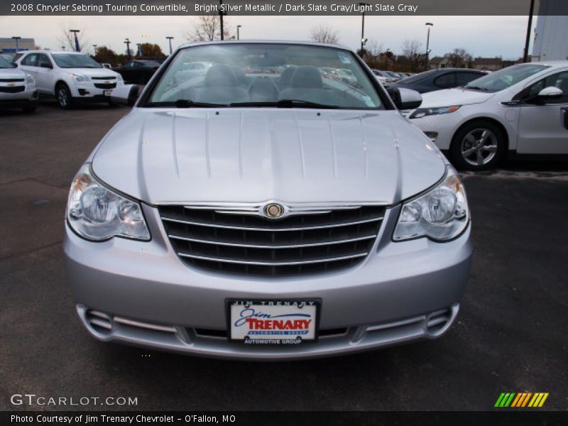 Bright Silver Metallic / Dark Slate Gray/Light Slate Gray 2008 Chrysler Sebring Touring Convertible