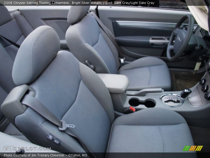 Bright Silver Metallic / Dark Slate Gray/Light Slate Gray 2008 Chrysler Sebring Touring Convertible