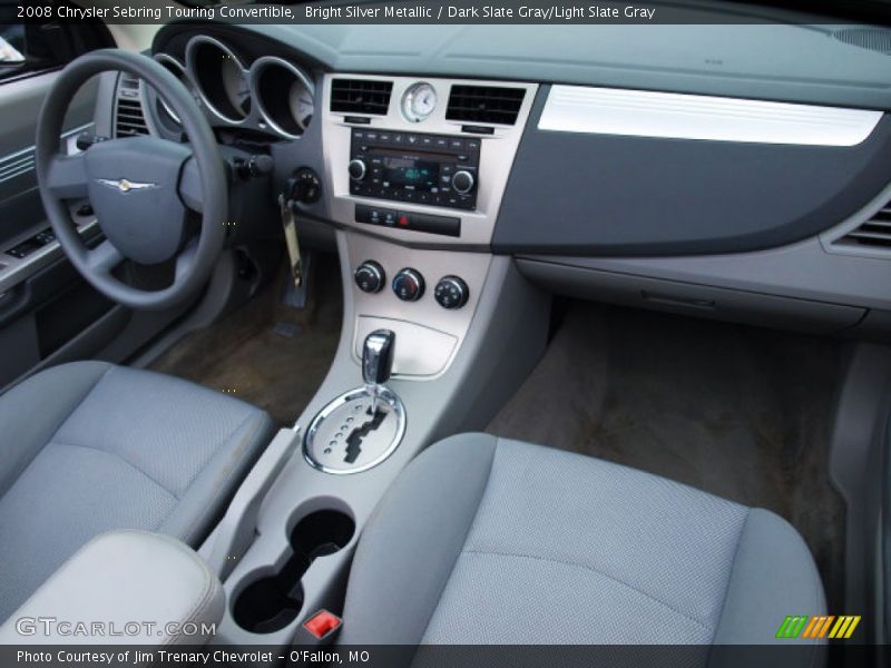 Bright Silver Metallic / Dark Slate Gray/Light Slate Gray 2008 Chrysler Sebring Touring Convertible