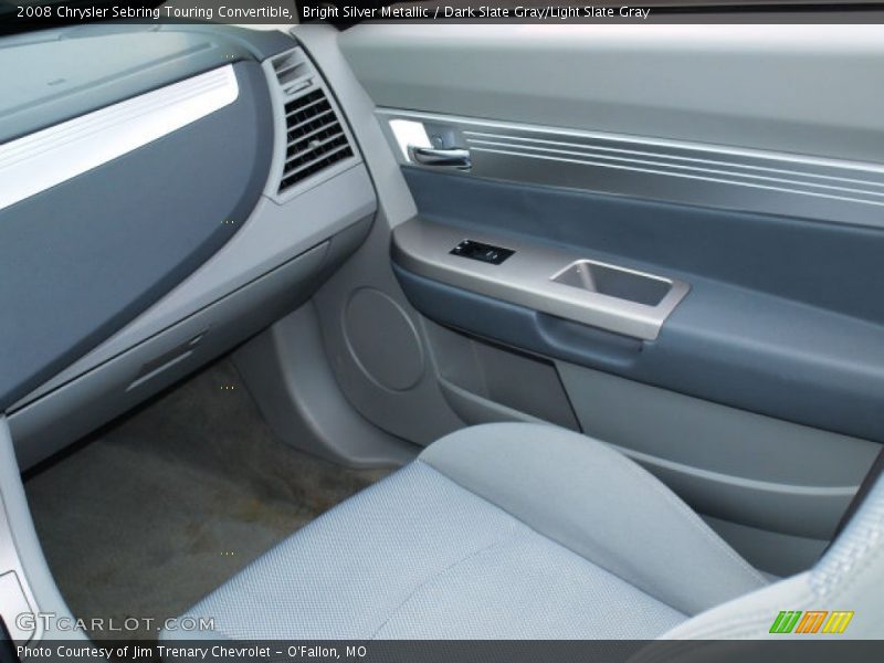 Bright Silver Metallic / Dark Slate Gray/Light Slate Gray 2008 Chrysler Sebring Touring Convertible