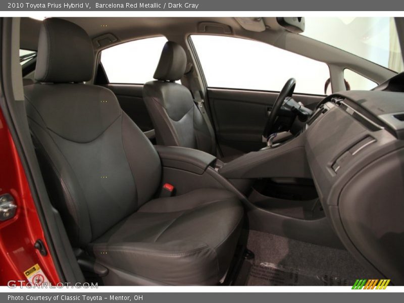 Barcelona Red Metallic / Dark Gray 2010 Toyota Prius Hybrid V