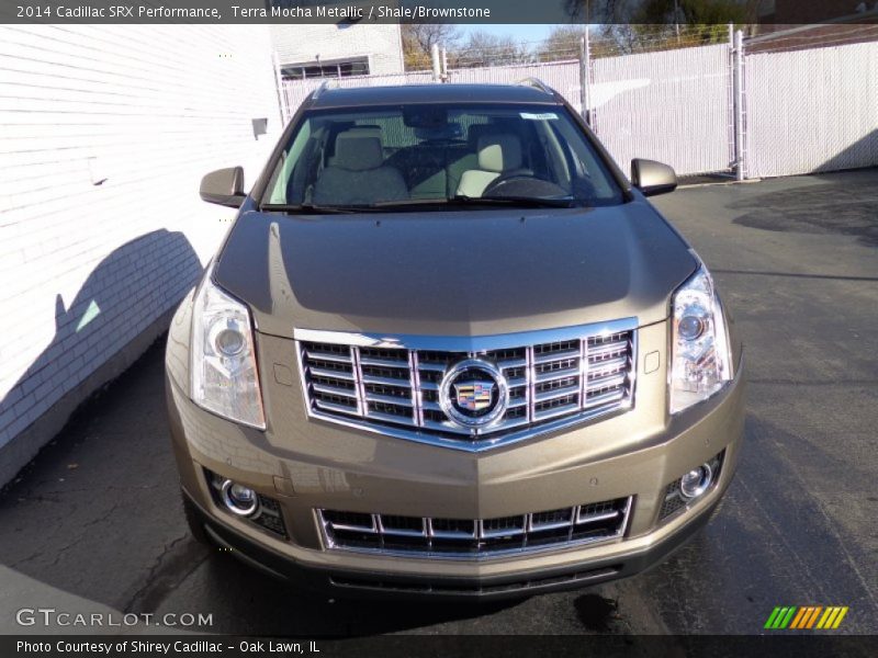 Terra Mocha Metallic / Shale/Brownstone 2014 Cadillac SRX Performance