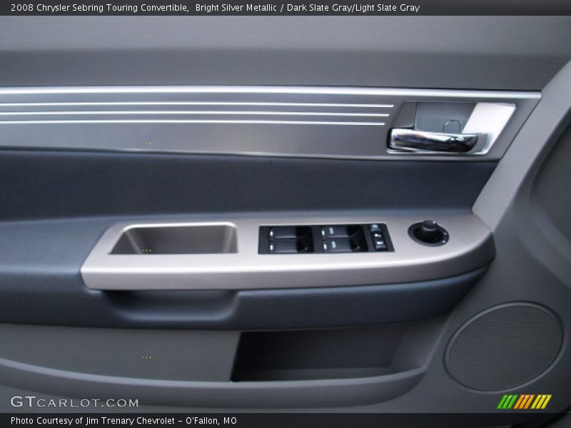 Bright Silver Metallic / Dark Slate Gray/Light Slate Gray 2008 Chrysler Sebring Touring Convertible