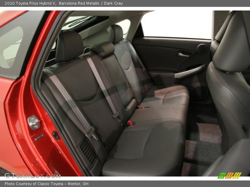 Barcelona Red Metallic / Dark Gray 2010 Toyota Prius Hybrid V