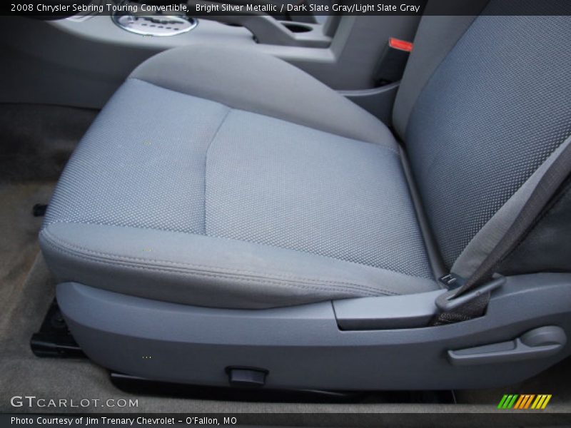 Bright Silver Metallic / Dark Slate Gray/Light Slate Gray 2008 Chrysler Sebring Touring Convertible